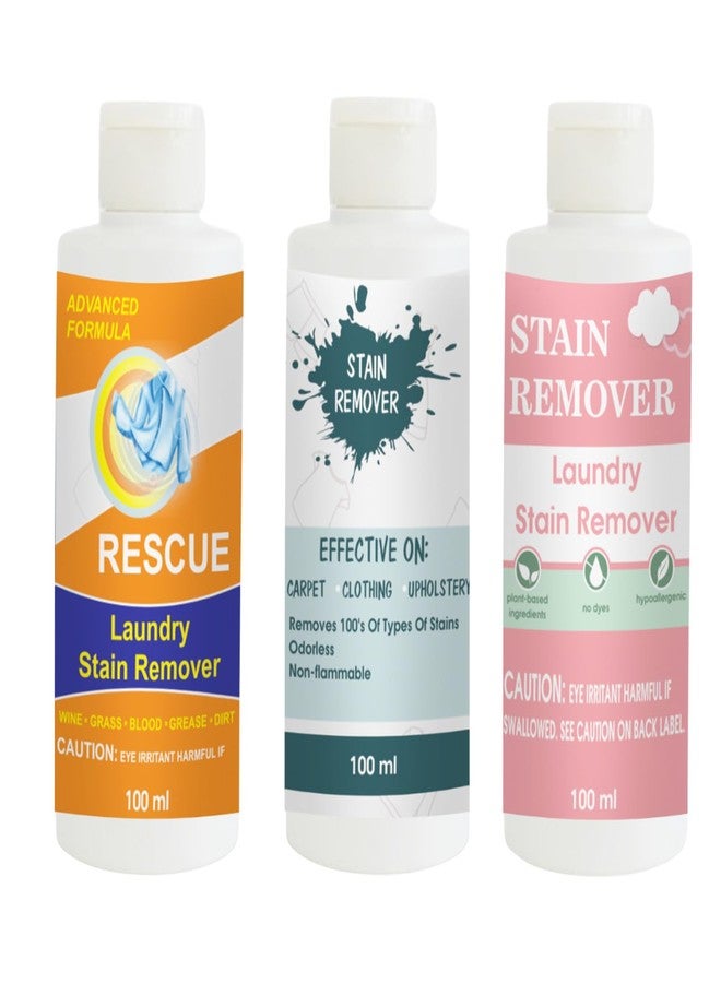 مجموعة مزيلات البقع من توفوس، تتضمن مزيل بقع برتقالي، سماوي، ووردي | محلول تنظيف متعدد الأسطح للملابس والأقمشة والمفروشات (100 غرام لكل عبوة) - Image 1